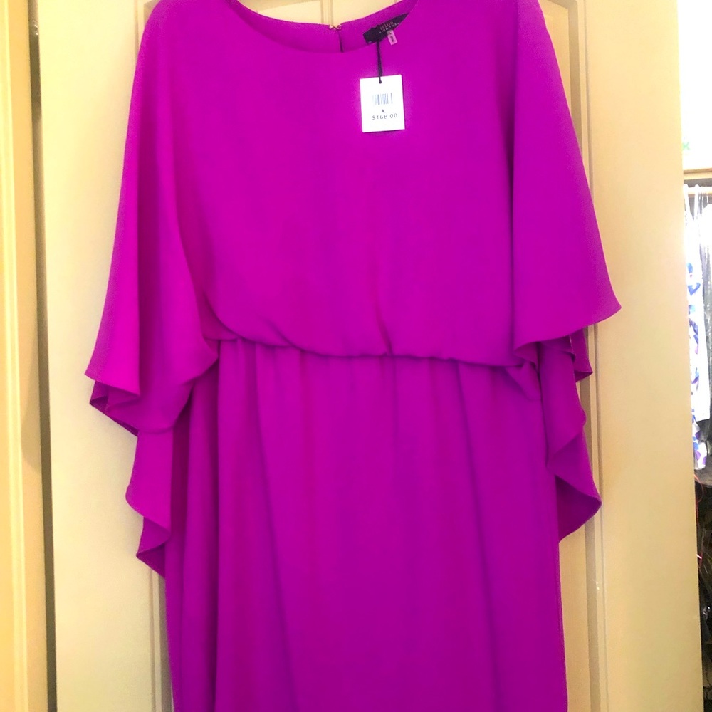 Trina Turk Fuschia Dress, size L NWT